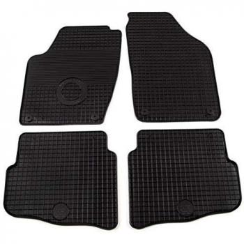 vidaXL Juego Alfombrillas de Coche a Medida Goma 4 Piezas Esterillas Alfombras