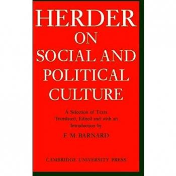 J. G. Herder on Social and Political Culture Paperback