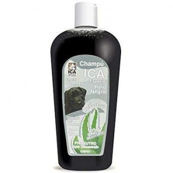 ICA CHP31 Champú Especial de Pelo Negro con Aloe Vera para Perros