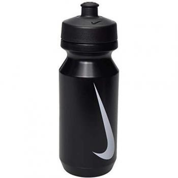NIKE NB221 Botella de Bebidas, Unisex-Adult, Negro/Blanco, 22oz