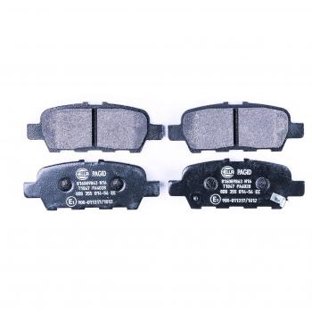 Juego de pastillas de freno traseras HELLA 8DB 355 014-561 para Nissan y Suzuki
