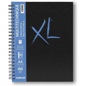 Cuaderno de bocetos Canson XL Mix Media 21x29,7 cm, 60 hojas, ligero, 160 g/m²