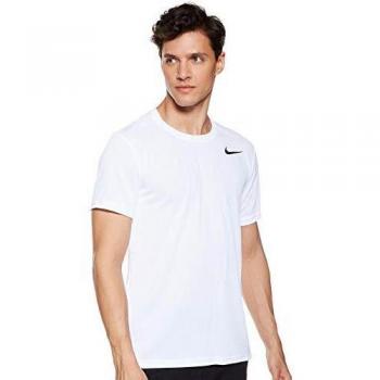 Nike M NK SUPERSET Top SS T-Shirt, Hombre, White/Black, 2XL
