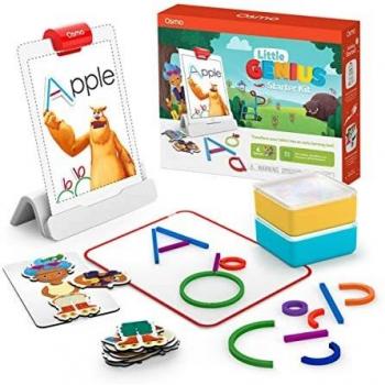 Osmo - Little Genius Starter Kit for iPad - 4 Educational Learning Games - Ages 3-5 - Phonics and Creativity -