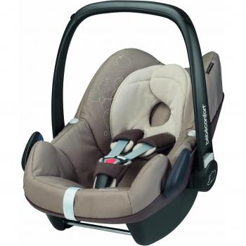 Bébé Confort Pebble - Silla de auto, grupo 0+, 0-13 kg, color marrón
