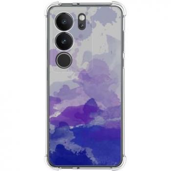 Funda Antigolpes de Silicona para Vivo V29 5G con Diseño Acuarela 09