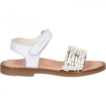 Sandalias de Niña PABLOSKY 410200 BLANC - Material: piel, suela de goma antideslizante, cierre de hebilla ajustable, diseño cómodo y ligero, ideal para uso diario