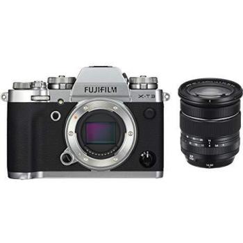 Fujifilm X-T3 - Cámara Digital sin Espejo, color plata con Fujinon XF16-80mmF4 R WR Lente estabilizadora de Imagen óptica