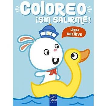 Coloreo ¡sin salirme! Conejo: Líneas en relieve