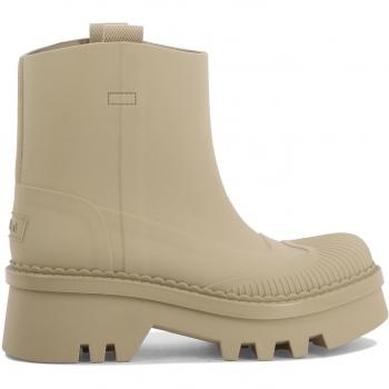 Chloé Women's Raina Rain Boots - Beige, Size 37, C23A904FP26G