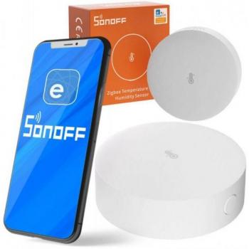 Sonoff SNZB-02P Sensor de temperatura y humedad interior independiente inalámbrico Zigbee termómetro inteligente para el hogar