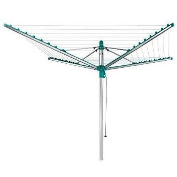 Tendedero Giratorio de Jardín Leifheit Linomatic 500 Easy - 50 m con Sistema Easy Lift