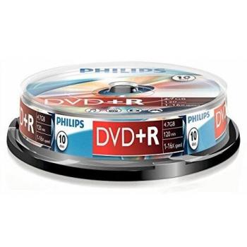Philips 4,7 Gb Dvd + R / 120Min / 16X Cakebox