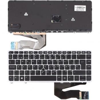 Teclado para Laptop HP Elitebook 840 G1 850 G1 Estructura Plata