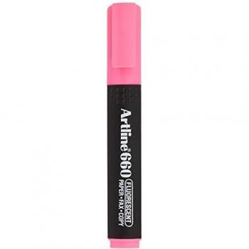 Artline EK-660 RO - Rotulador fluorescente, color rosa