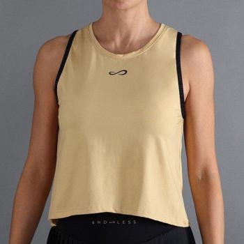 Camiseta Sin Mangas Court Endless Oro para Mujer