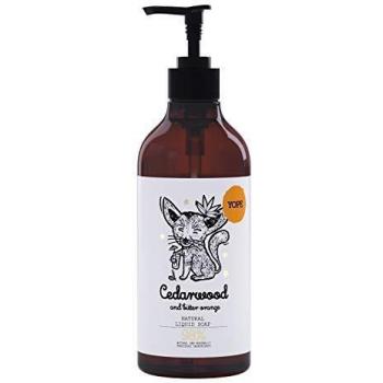 Jabón Líquido Natural Hidratante para Manos - Madera de Cedro y Naranja Amarga 500 ml