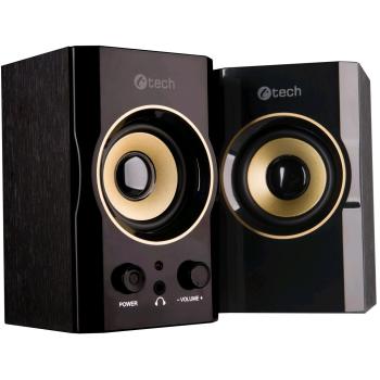 Altavoces Trust 2.0 Alámbricos Ador 6W Color Negro