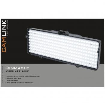 Camlink CL-LED256 - Foco de 256 LED, color negro