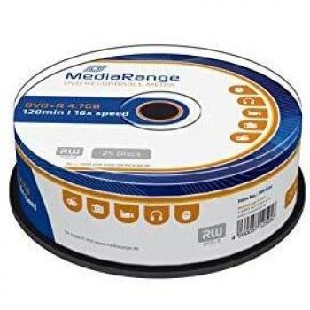 Mediarange PCS70302MR404 - Pack de 25 DVD+R