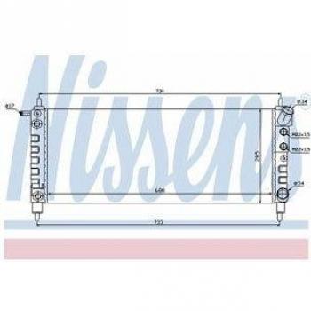 Nissens 63298 Refrigerantes del Motor