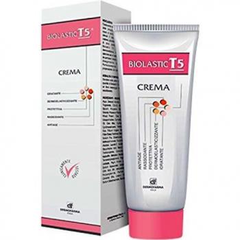 Biolastic T5 Dermoelastic Cream 250ml - Moisturizing, Anti-Aging, Skin Elasticity Enhancer