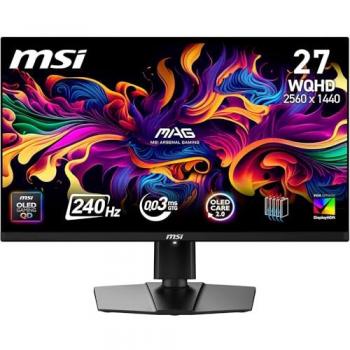 Monitor Gaming MSI MAG 271QP QD-OLED 26.5 WQHD 2560x1440, 240Hz, 0.03ms, HDR400