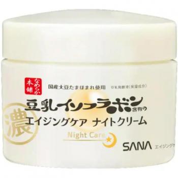 SANA Soymilk Isoflavone Tokiwa Pharmaceutical Nameraka Honpo Wrinkle Night Cream 50g