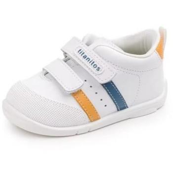 Titanitos B500 Amancio Mustard Baby Sneakers - Infant Basketball Trainers