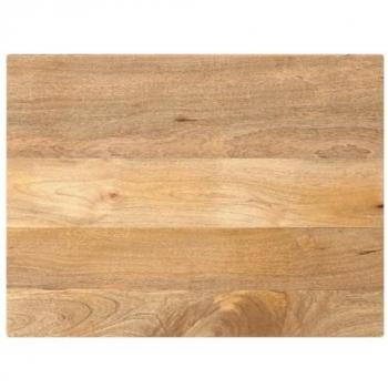 Tablero de mesa rectangular madera maciza mango 80x70x2,5 cm