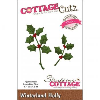 CottageCutz Elites Die-Winterland Holly