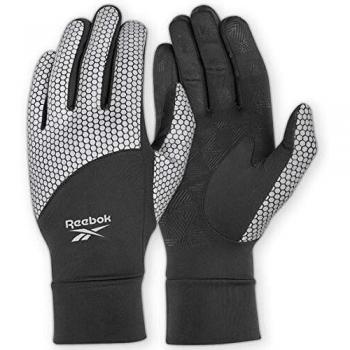 Reebok Guantes de running táctiles reflectantes - M