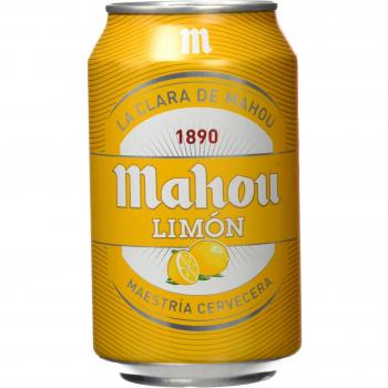 Mahou - Cerveza de Limón, Lata 330 ml - 3,2% Alcohol