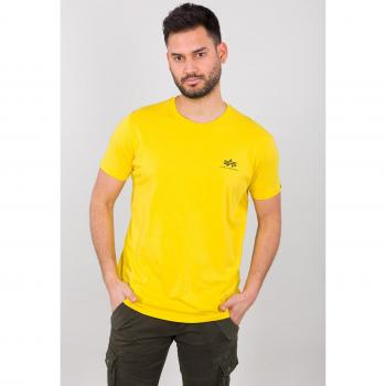 Camiseta Alpha Industries Basic Logo Pequeño Verde para Hombre S a XXL