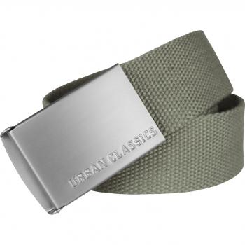 Urban Classics Olive Canvas Belt - Unisex, One Size