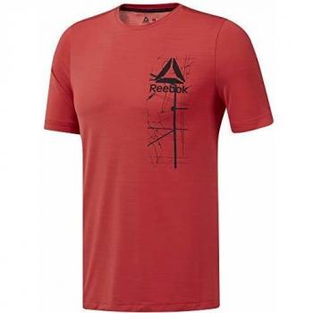 Reebok Wor Activchill Graphic SS Camiseta, Hombre, rebred, M