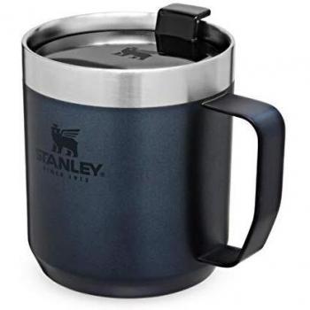 Taza de Camping Clásica Stanley de Acero Inoxidable Resistente para Viajes 0.35L Azul Oscuro