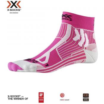 X-Bionic Trail Run Energy Calcetín Térmico, Mujer, Rosa, 41-42