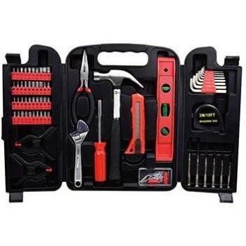 Wurko - Maletín Juego Herramientas 148 Piezas Acero Carbono