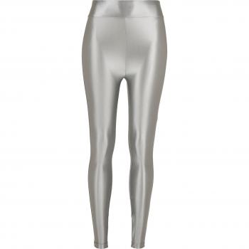 Urban Classics Women's High-Waisted Shiny Metallic Leggings