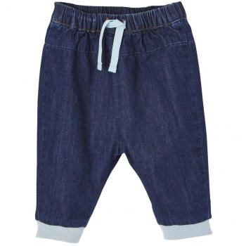 VERTBAUDET Conjunto para bebé de sudadera y vaqueros Captain Hugs Azul oscuro liso 3M-60CM