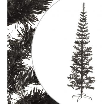 vidaXL Slim Christmas Tree Black 240 cm