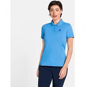 Odlo New Trim Polo para Mujer, Marina, Medium