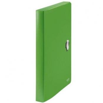 Carpeta de proyectos Leitz 46230055 con cierre broche giratorio, tamaño A4, color verde - Polipropileno (PP)