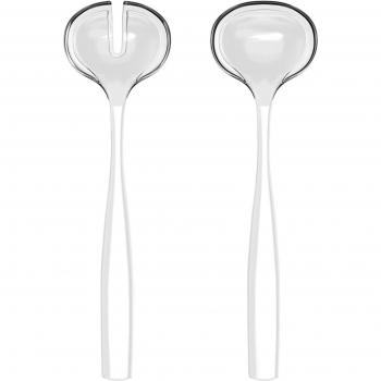 Set de Cubiertos para Ensalada Guzzini Dolcevita en Eco-Plástico Diseño Moderno 28 cm Color Ametista