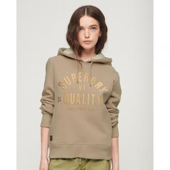Superdry Sudadera Con Capucha Luxe Metallic Logo