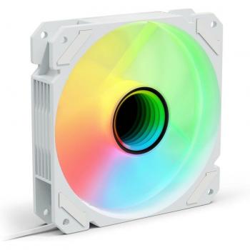 Ventilador de Carcasa SHARK Mirror RGB PWM 120mm Blanco