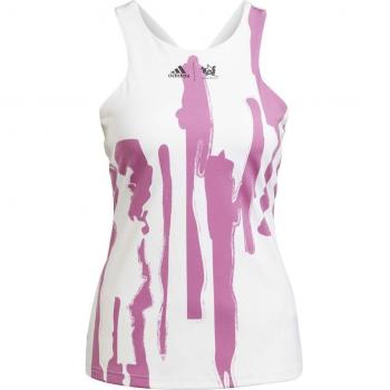 adidas New York Y Camiseta de Tirantes para Mujer - Blanco/Lila