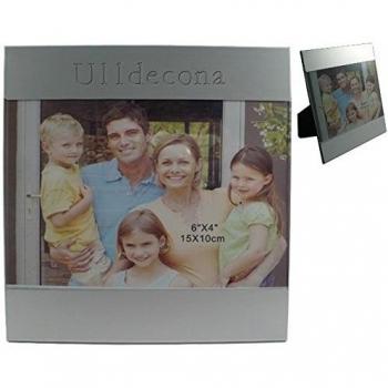 Marco de foto de aluminio con nombre grabado: Ulldecona