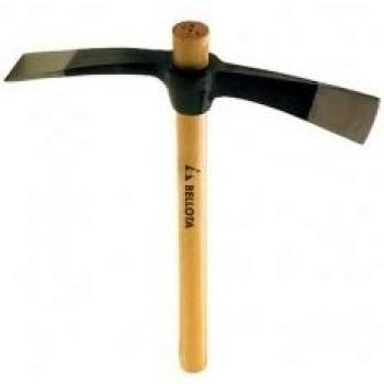 Bellota 5932-A N Alcotana Ergo Hacha Pala, Mango de Madera de Haya, 600 Gramos, Negro, 33.5 CM